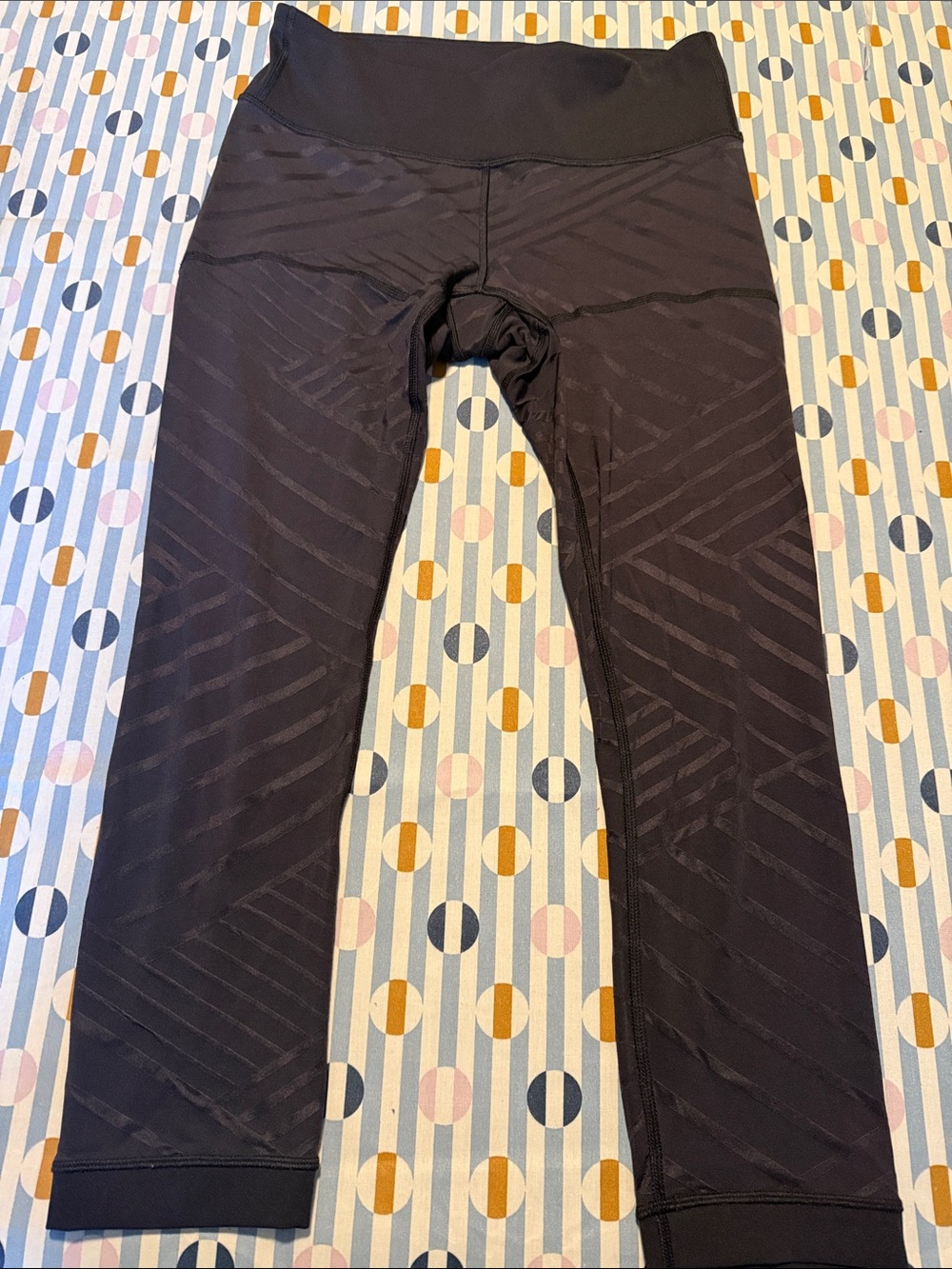 lululemon athletica Charcoal‎ Patterned Leggings